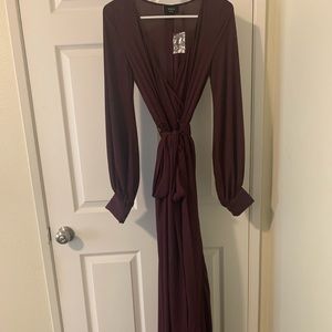 Burgundy maxi.  Never worn.